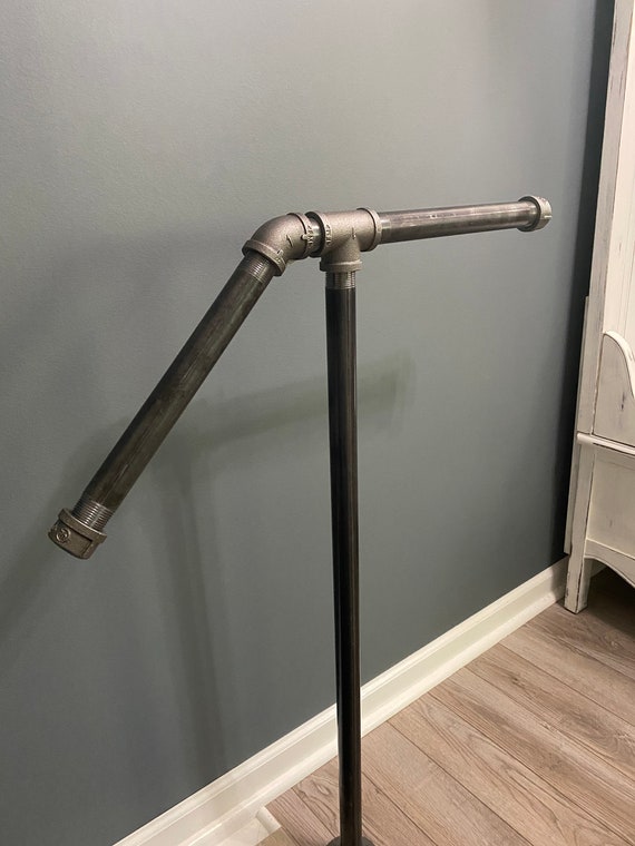 Single Post Pipe Railing Single Post Handrail 1 or 2 Step 1 Pipe Steel - Etsy