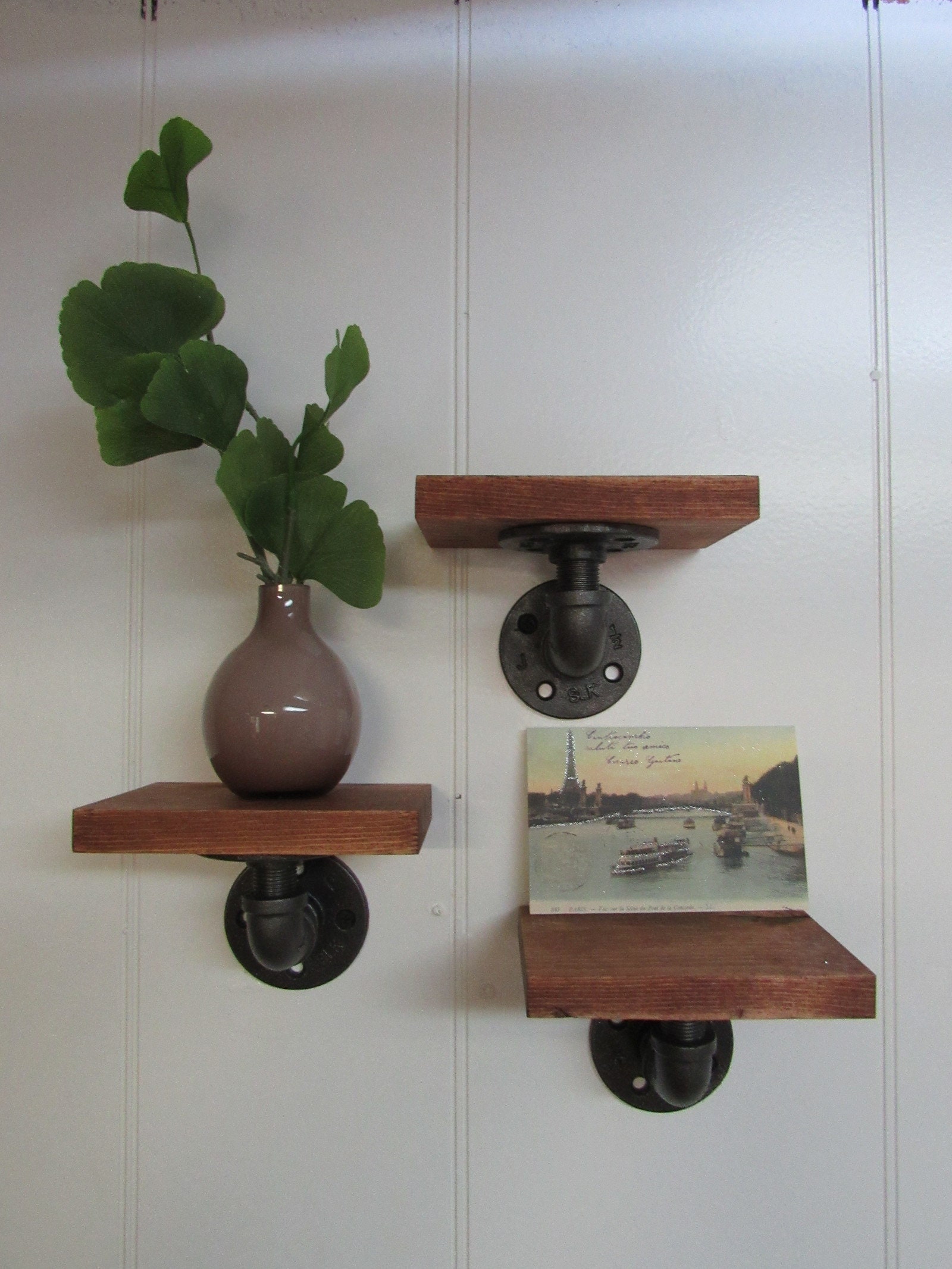 Small Display Shelves Speaker Shelf Rustic Pipe Shelf Etsy Denmark