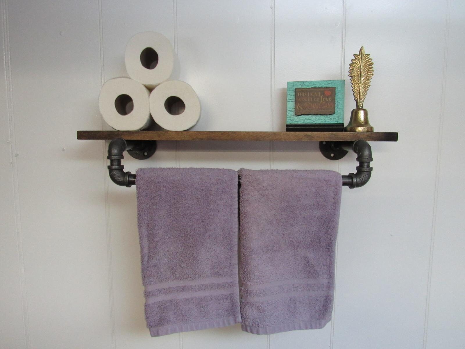 Bathroom Towel Holder Bathroom Decor Toilet Paper Holder Etsy