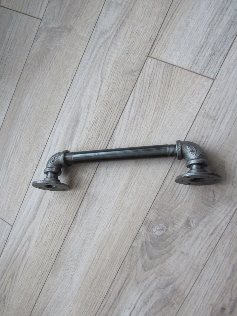 Industrial Pipe Handle Pull Handle Pub Door Handle Door Etsy