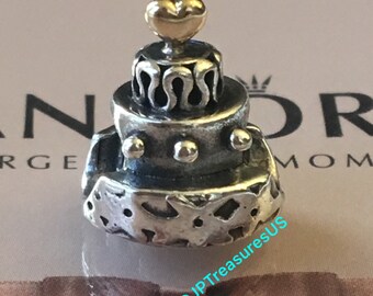 pandora cake charm etsy