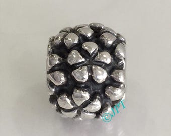 Pandora Flower Ball Charm Retired Pandora Charm Free Shipping