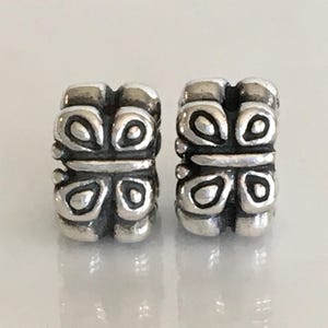 2 Pandora Butterflies Charms Spacers Pandora Charms Pandora Spacers Retired Pandora Free Shipping