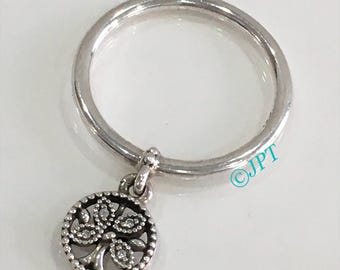 Pandora Tree of Life Ring Size 50 (Size 5 in US) Pandora Ring Free Shipping