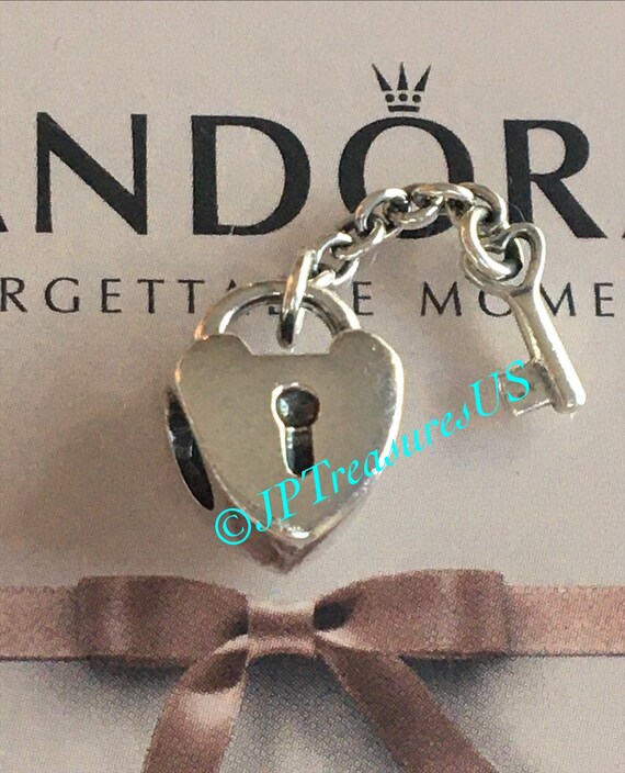 Authentic Pandora Key to My Heart Charm 