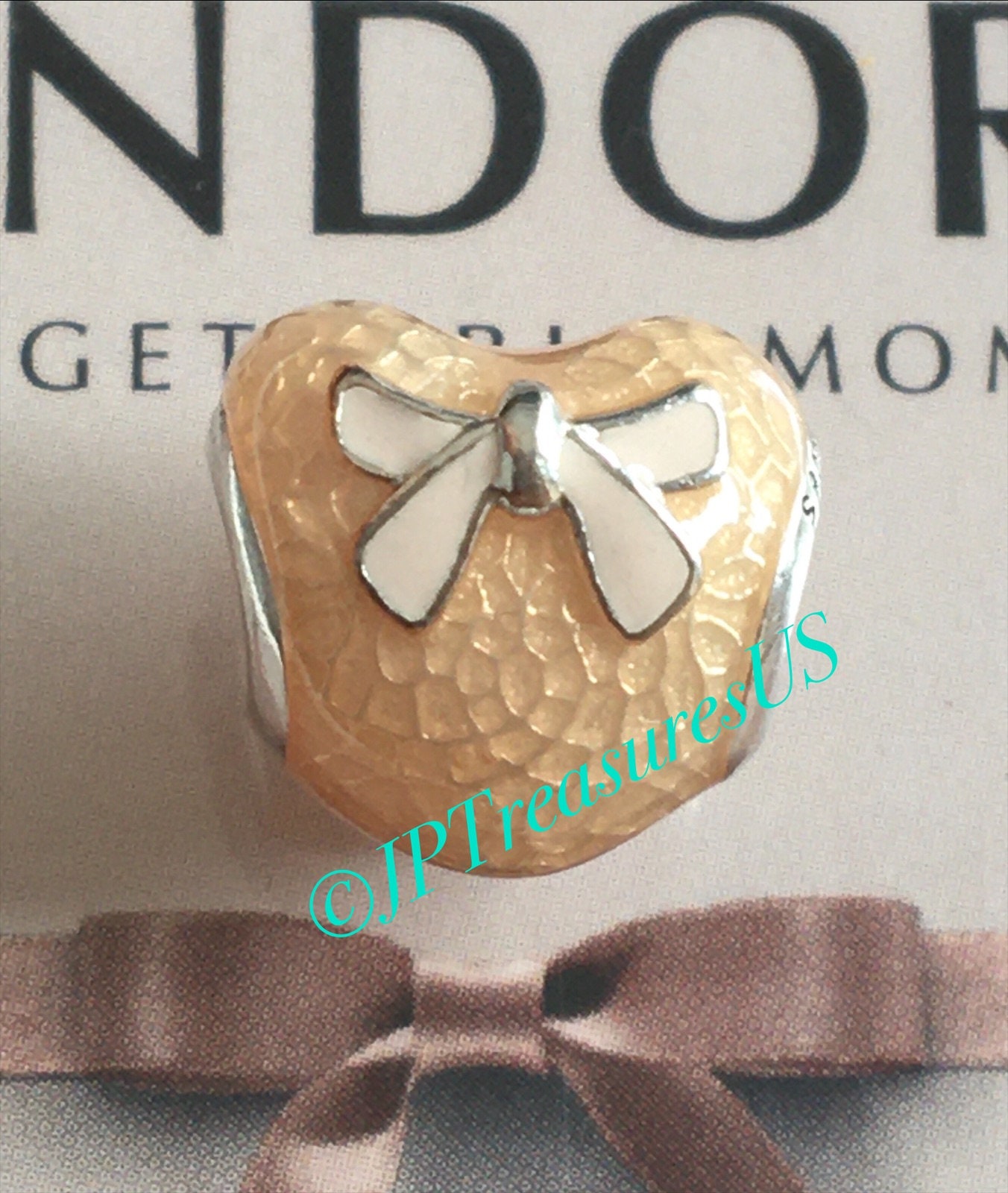 Pandora heart bow charm best sale