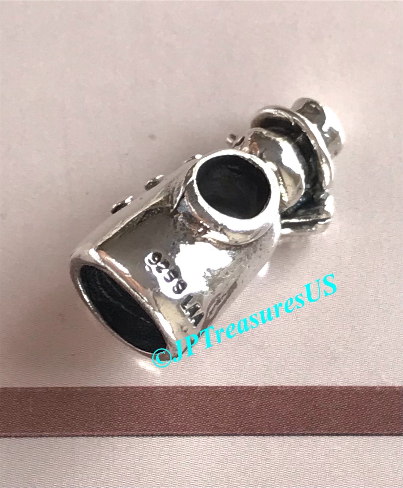 Authentic Trollbeads Winter Snowman Bead Trollbeads