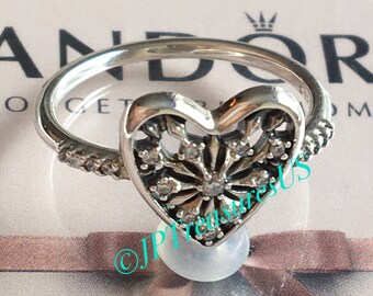 Pandora heart sale of winter ring