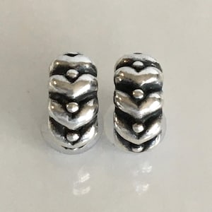 2 Pandora Heartbeats Spacers Retired Pandora Charms Spacers Free Shipping