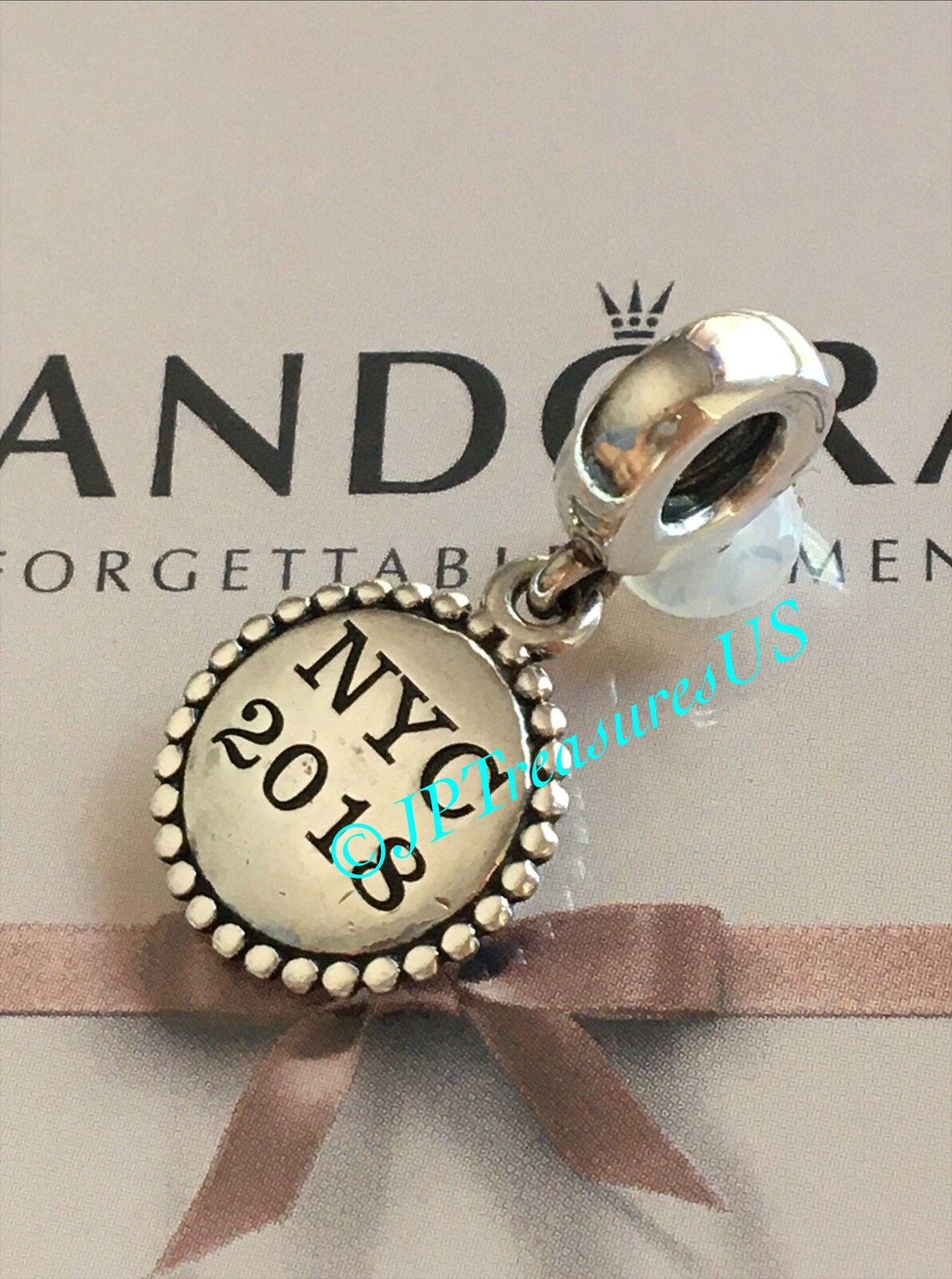 Authentique Pandora NYC 2018 Moment inoubliable Logo Personnalise Dangle Charme Pandora New York Ville Pandora Charme Pandora Livraison gratuite Etsy France