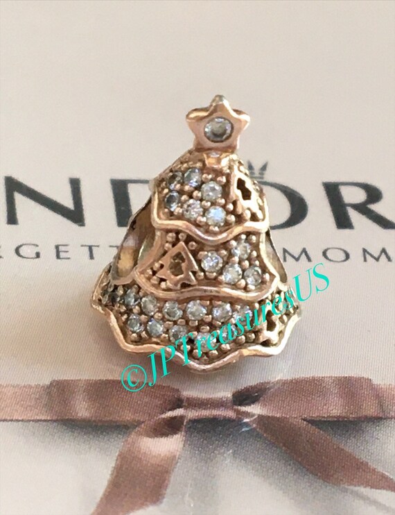 Pandora rose gold deals christmas tree