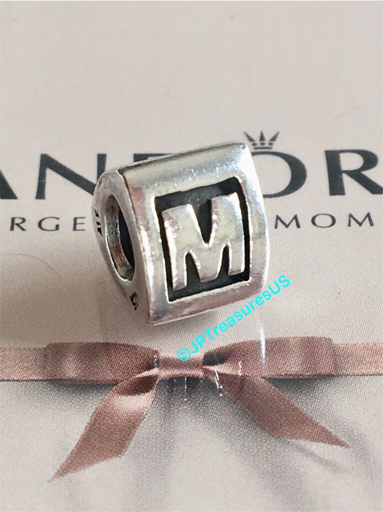 Authentic Pandora Letter M Charm 