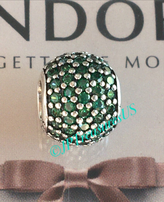 Green pandora shop charms