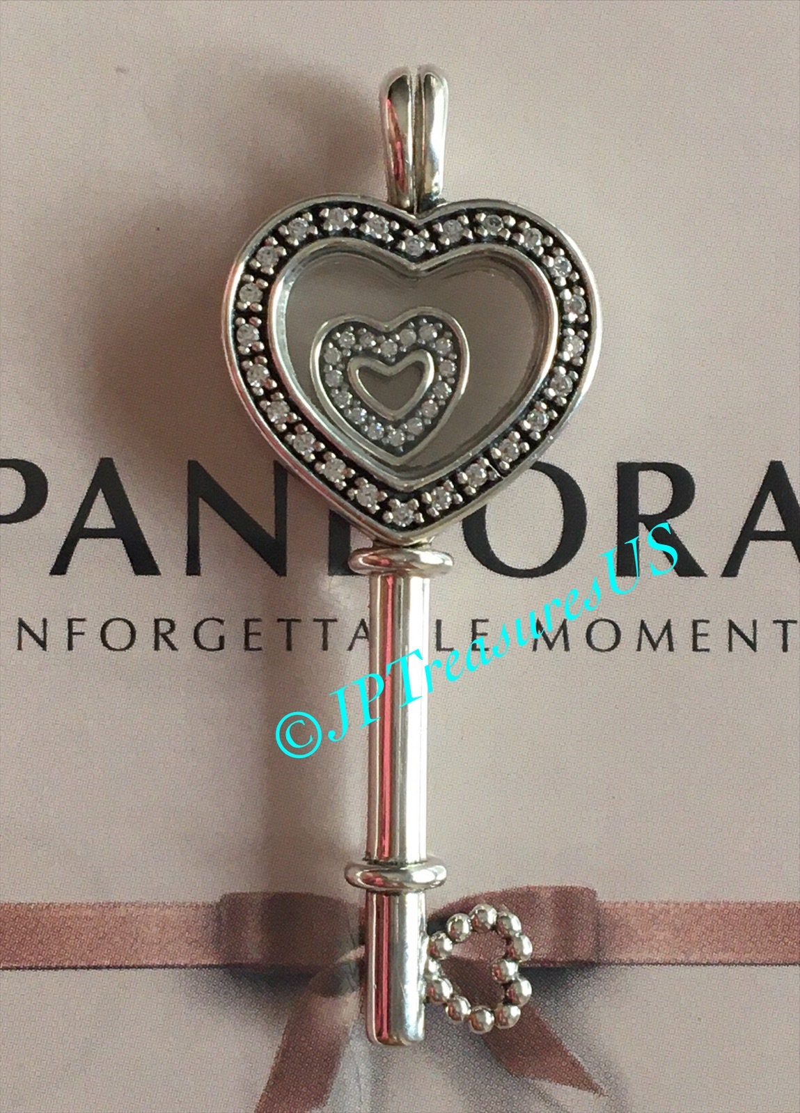 Authentic Pandora Floating Heart Locket 