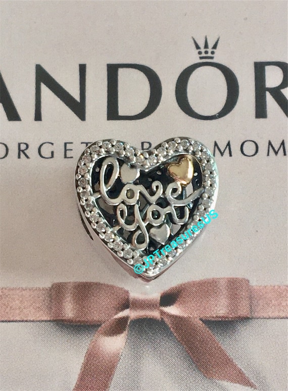 Pandora gold charms retired discount
