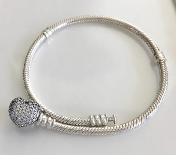 Pandora Moments Bracelet Sparkling Cubic Zirconia Heart