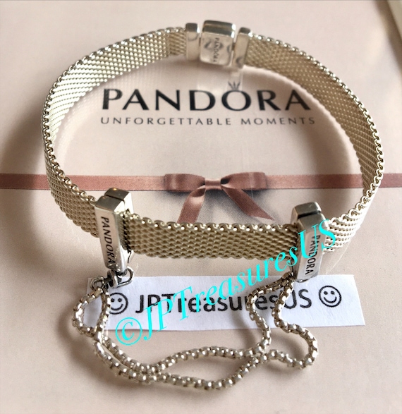 Pandora Mesh Bracelet – Pink Blonde