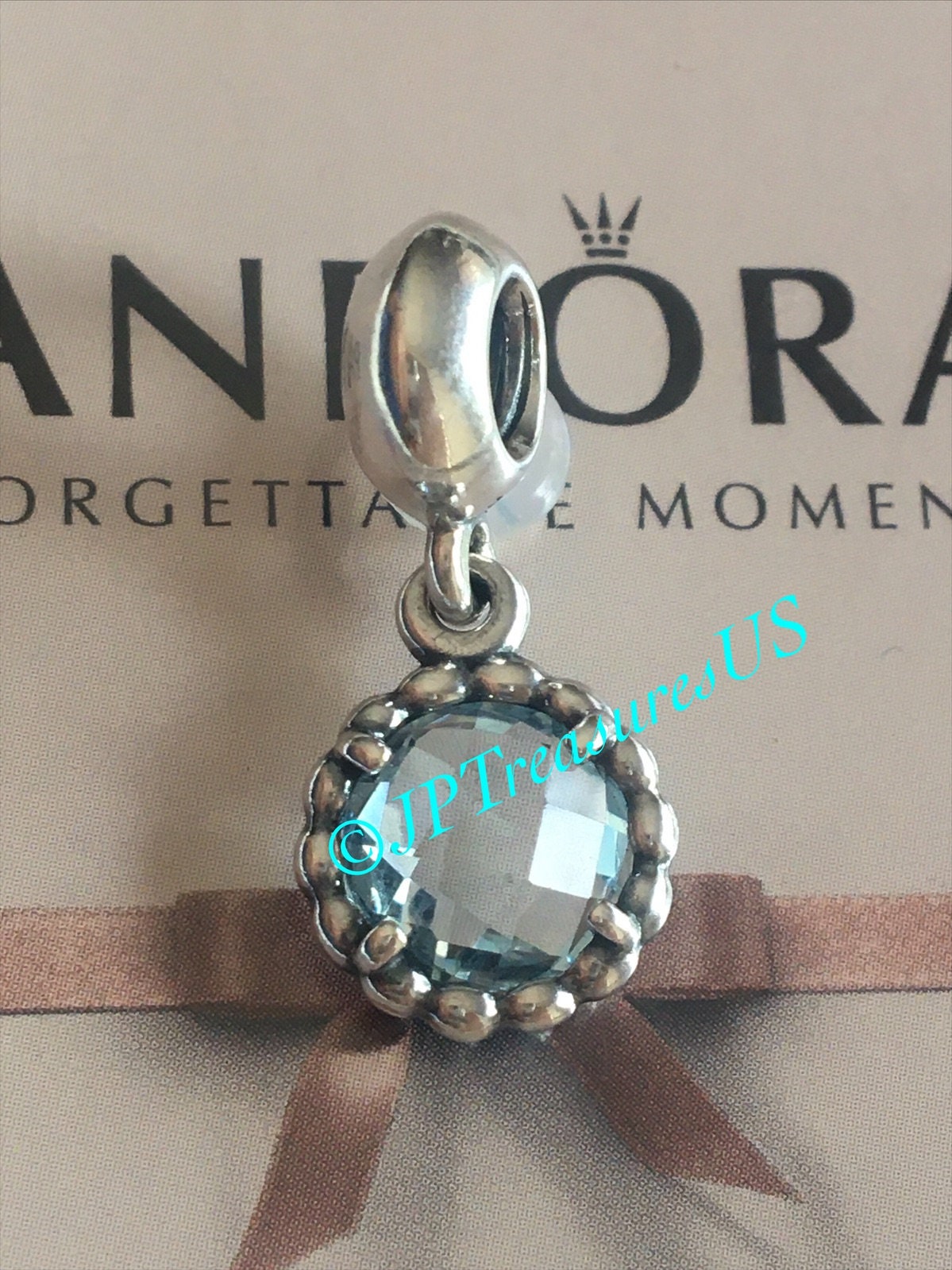 Topaz pandora charm clearance