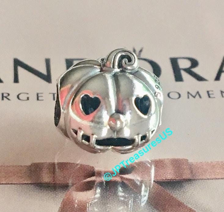 Authentic Pandora Sweet Pumpkin Halloween Charm Pandora Jack O Lantern Charm Pandora Free Shipping Etsy