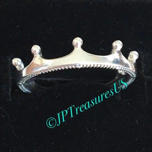 Pandora Polished Crown Ring Size 58 (Size 8.5in US) Pandora Crown Ring Pandora Ring Free Shipping