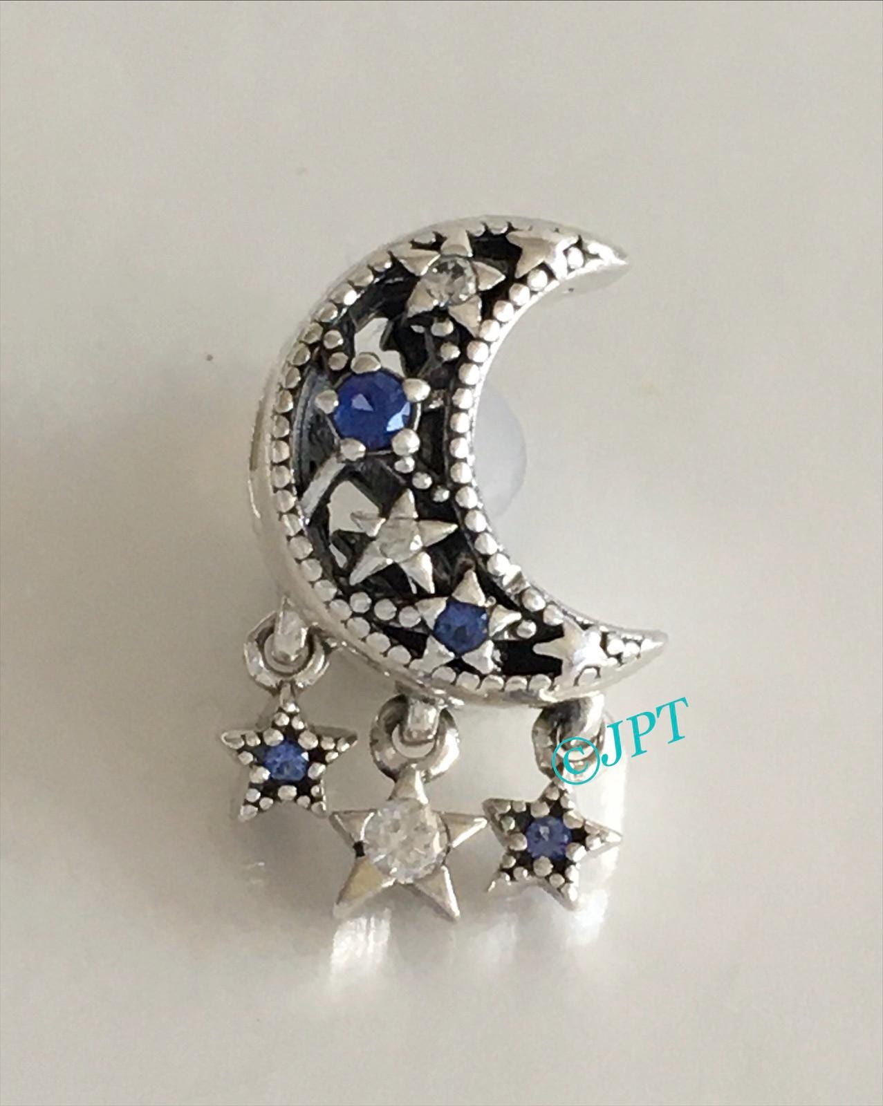 Pandora Star and Crescent Moon Charm Pandora Charm Free Shipping