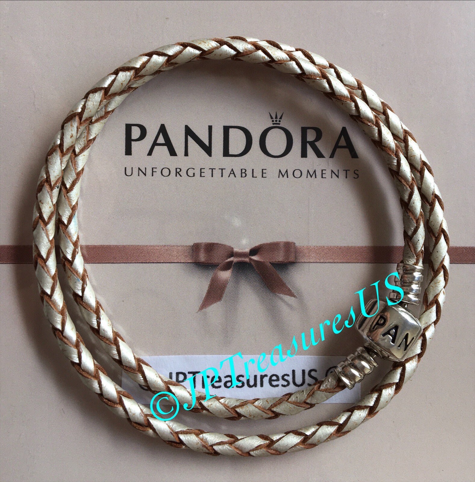 Leather charm deals bracelet pandora