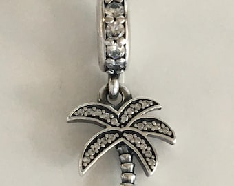 Authentic Pandora Symbol of Lucky in Love Rose Gold Dangle Charm
