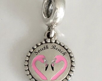 Pandora Beach Heart Charm Travel Charm | Charm for Bracelet and