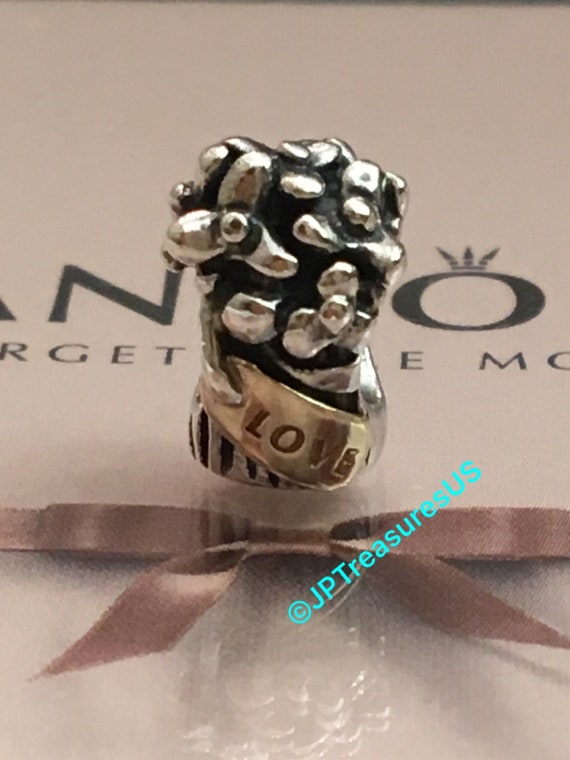 Authentic Pandora Bouquet Flowers Charm 