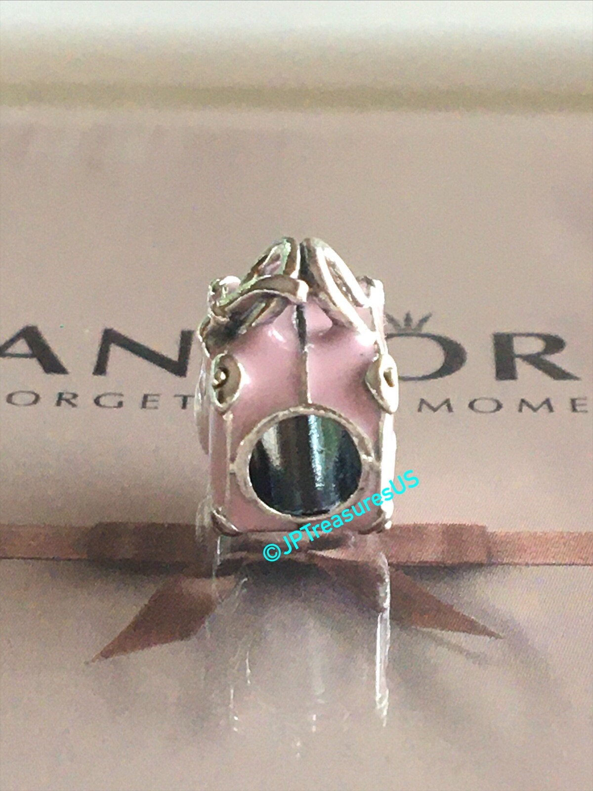 Authentic Pandora Pink Travel Bag Enamel Charm Pandora Charm Etsy