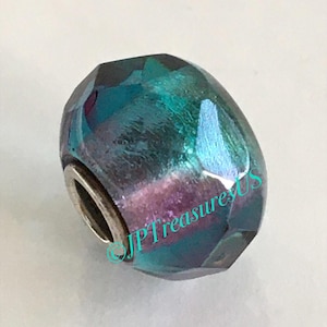 Trollbeads Unique Prism Faceted Bead Retired Trollbeads Charm Trollbeads Free Shipping