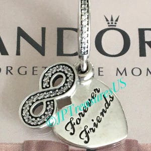 Authentic Pandora Bracelet Bangle Sterling Silver with Rose Authentic Pandora Bracelet Bangle Sterling Silver with Rose