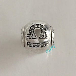 Pandora Libra Zodiac Charm From Essence Collection Retired Pandora Charm Free Shipping
