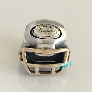 Pandora Football Helmet NFL San Francisco 49ers Charm Two Tone Retired  Pandora Charm Free Shipping - Etsy
