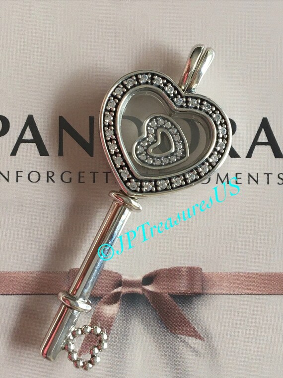 Authentic Pandora Floating Heart Locket 