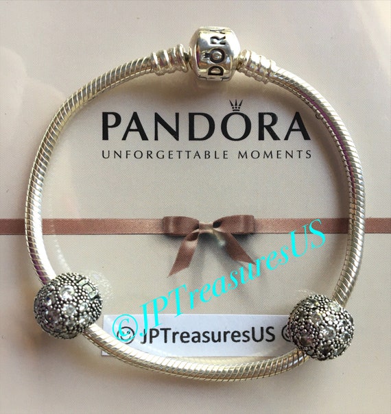 Authentique Pandora Bracelet Sterling Silver Barrel Fermoir 7.1 18cm avec  Cosmic Clips Charms Pandora Livraison Gratuite - Etsy France