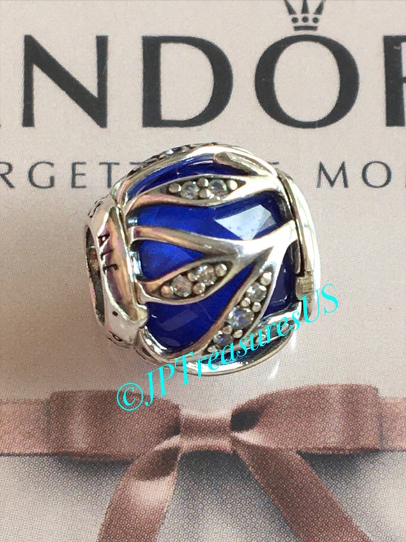 Pandora royal blue galaxy charm best sale