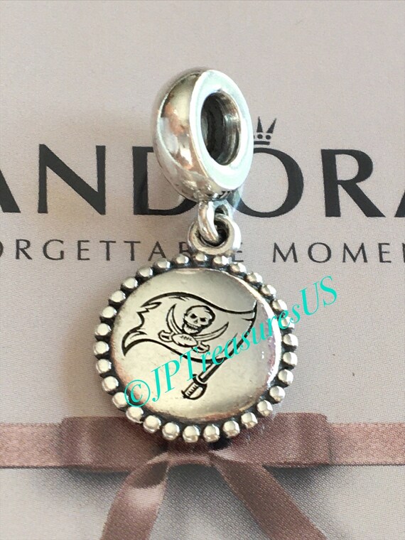 Authentic Pandora Tampa Bay Buccaneers Dangle Charm Retired