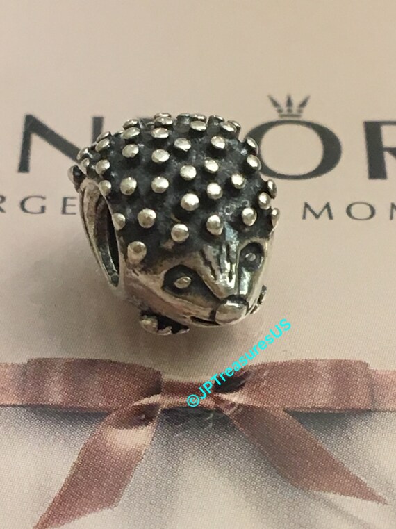 Authentic Pandora Hedgehog Charm Pandora Porcupine Charm Retired