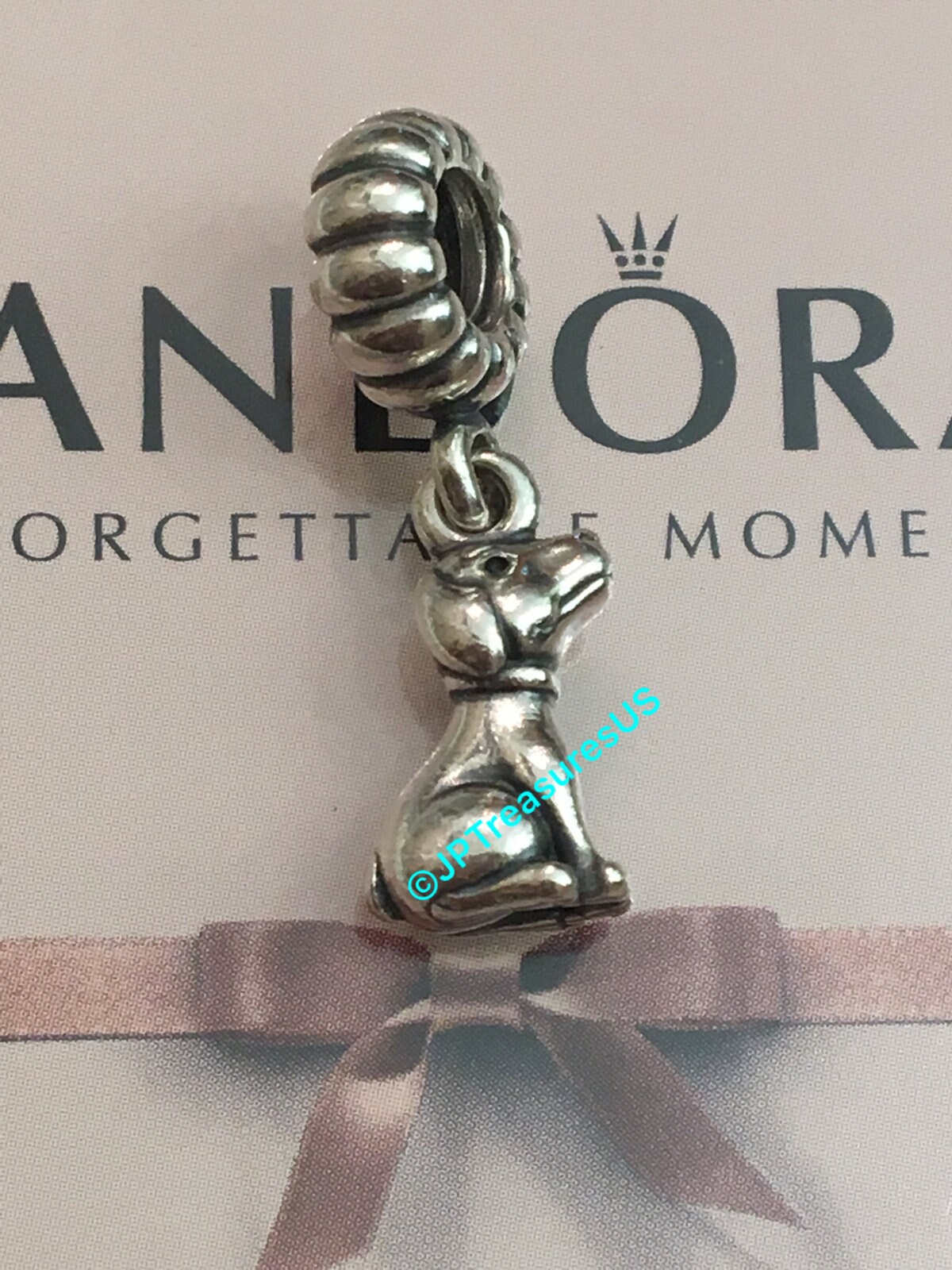 Authentic Pandora Buddy Dangle Charm Pandora Dog Pet Retired