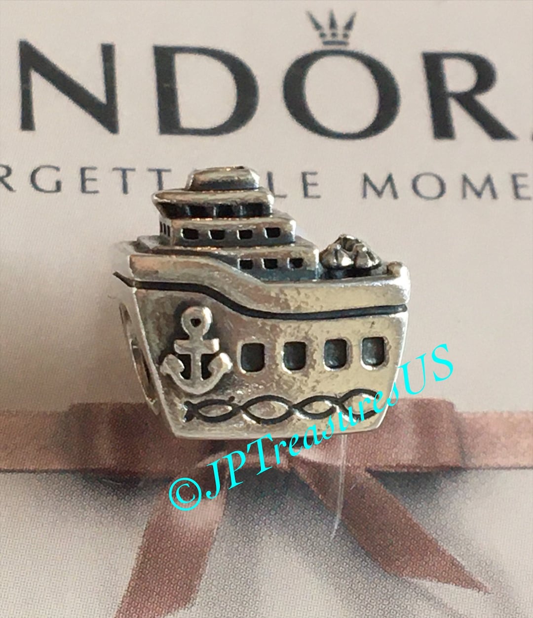 Authentic Pandora Cruise Ship St. Maarten Personalized Charm Pandora