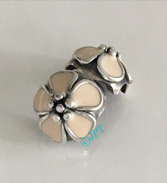 Authentic Pandora Cherry Blossom Flower Clip Retired Pandora Clip