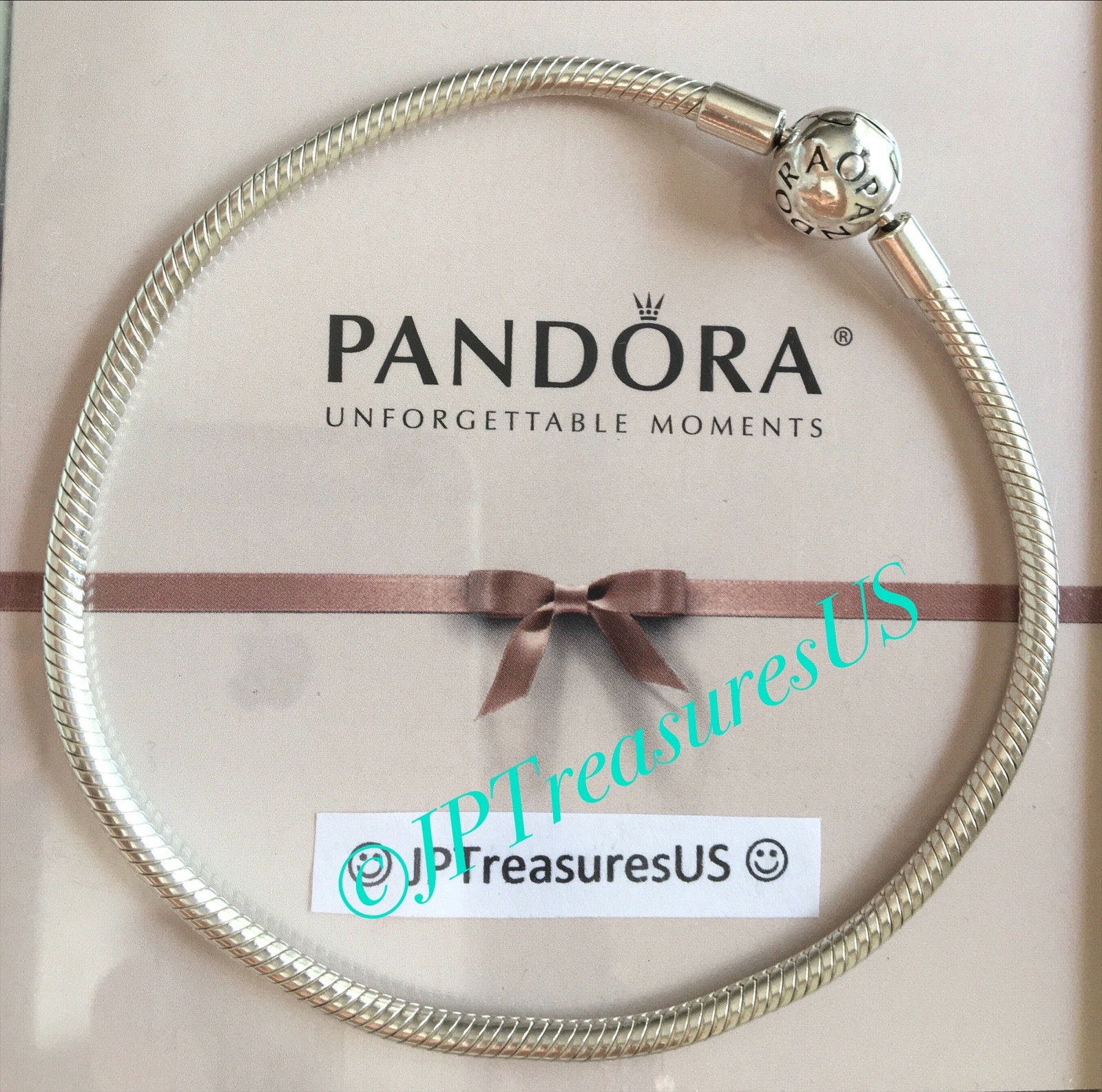 Buy Pandora Jewelry Moments Snake Chain Pandora Shine Bracelet, 8.3