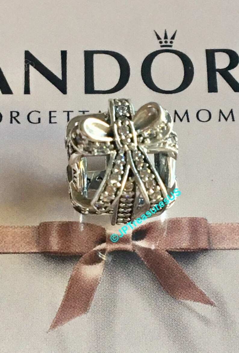 Authentic Pandora All Wrapped Up Present Charm Pandora Gift Etsy