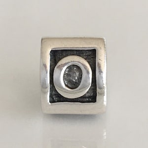 Pandora Letter O Charm Pandora Alpha Initial O Retired Pandora Charm Free Shipping