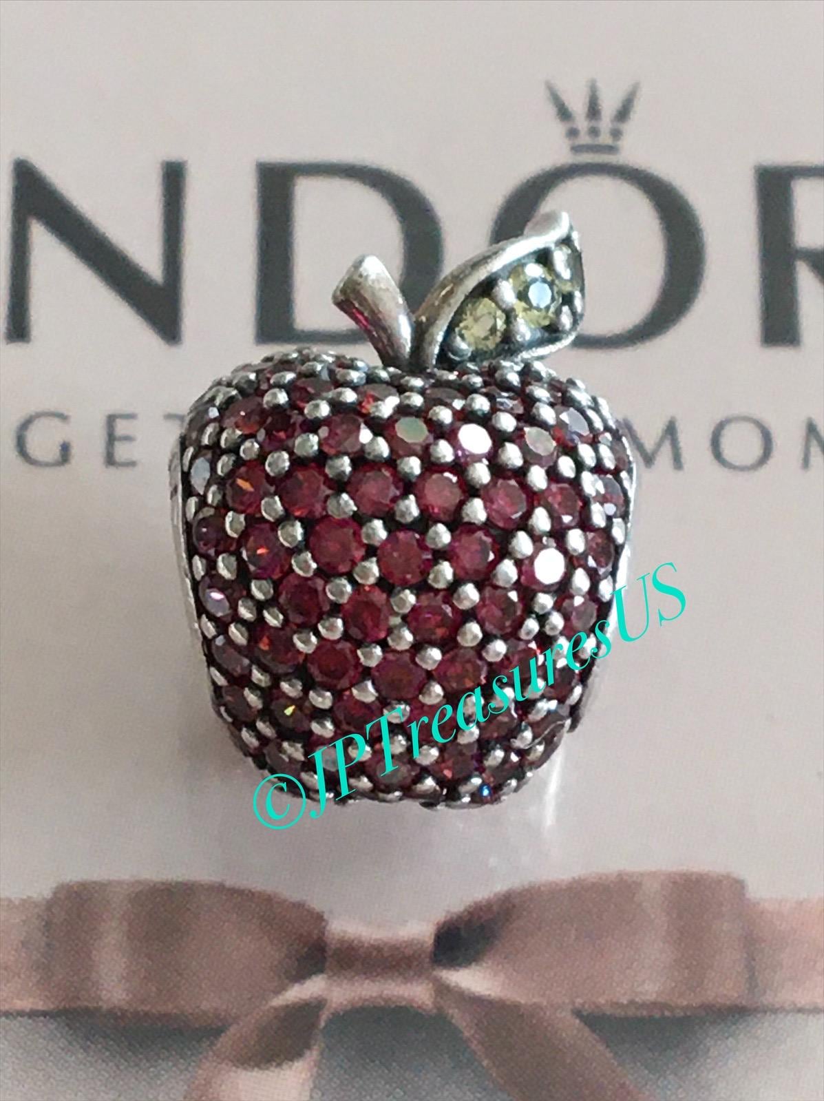 Pandora red pave apple charm sale