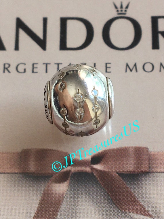 Authentic Pandora Trust Charm From Essence Collection With Clear