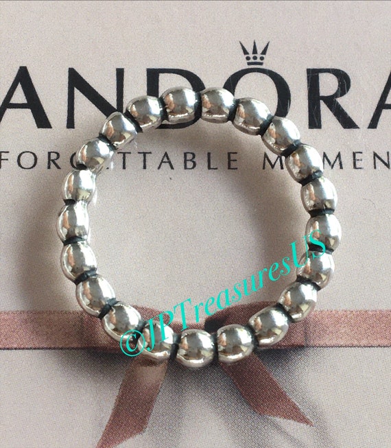 Authentic Pandora Eternal Cloud Nine Bubble Ring Pandora Stackable Band Ring Size 52 US 6 Pandora Ring Free Shipping Etsy