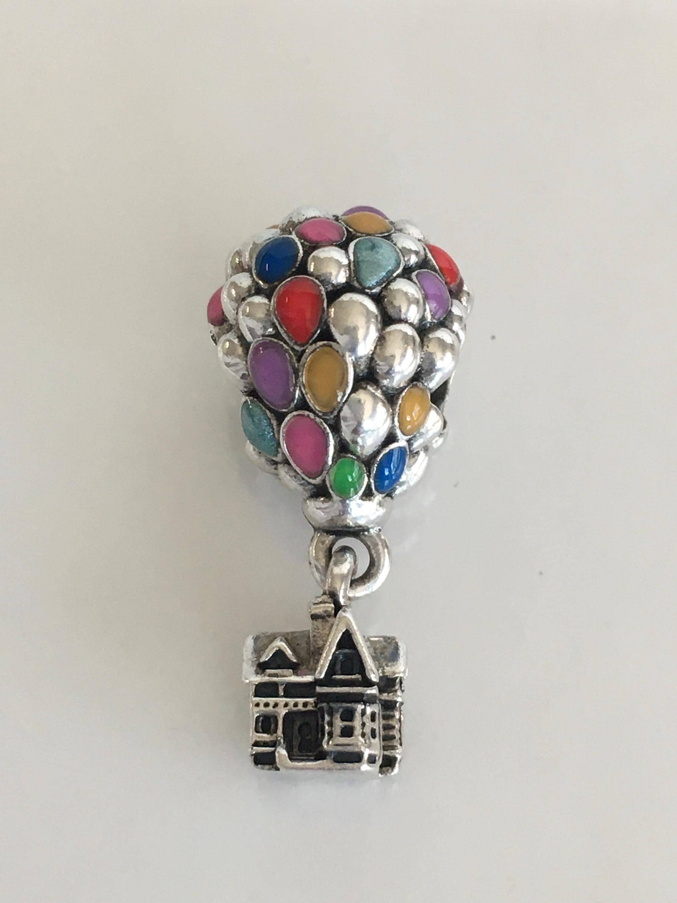 Pandora Disney Pixar up House & Balloons Enamel Charm Pandora