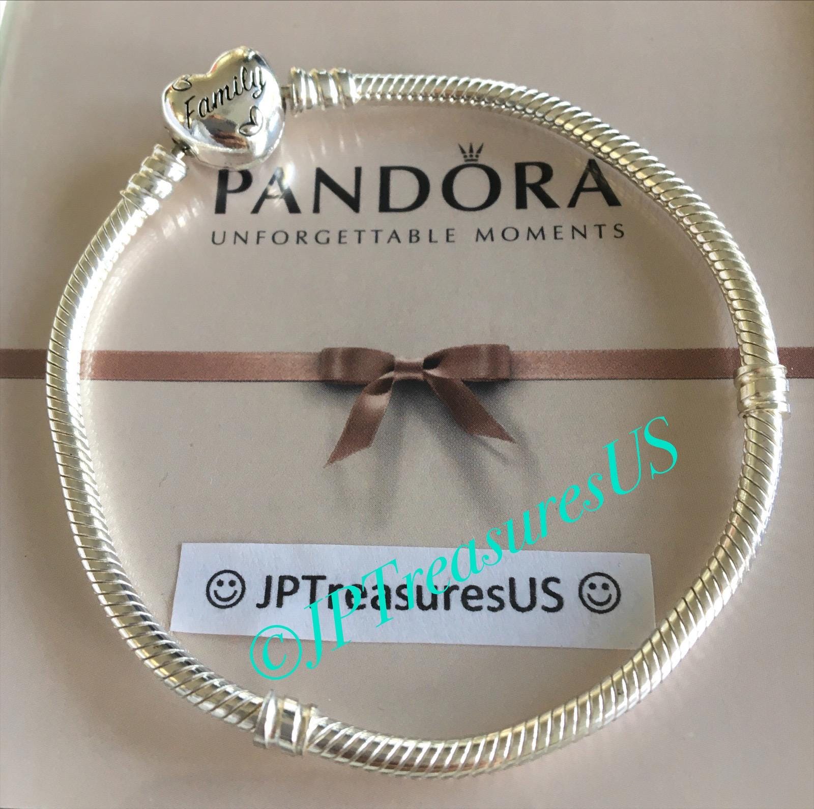 Amazon.com: PANDORA Moments Two-Tone Barrel Clasp Snake